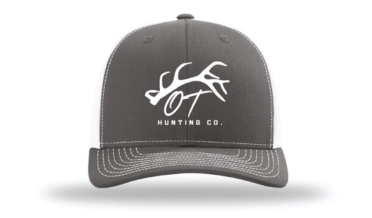 OT Hunting Grey + White Richardson Trucker Hat