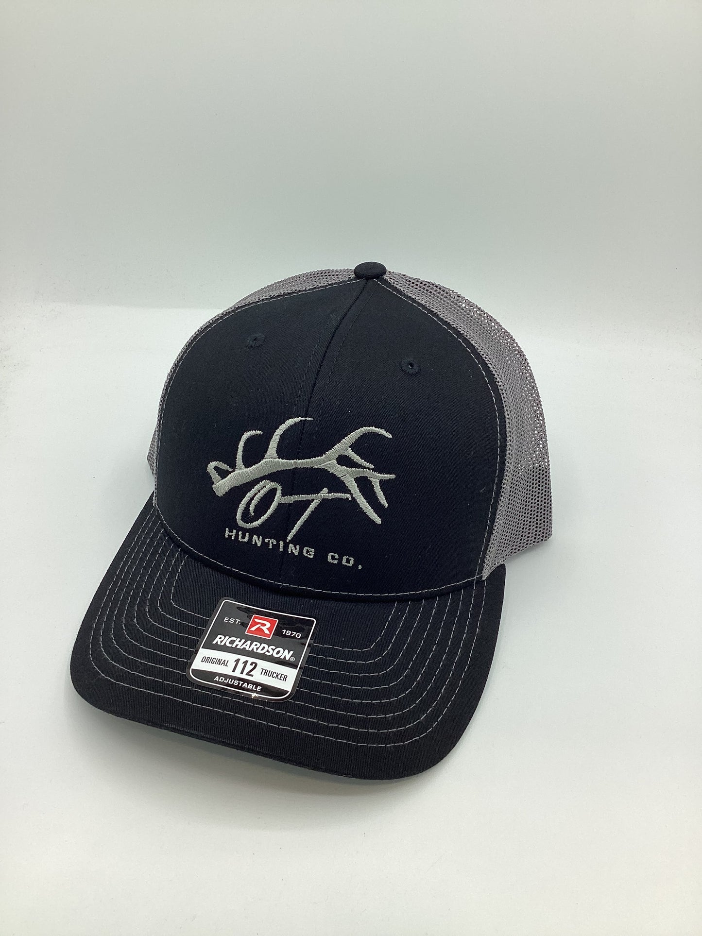 OT Hunting Black + Grey Richardson Trucker Hat