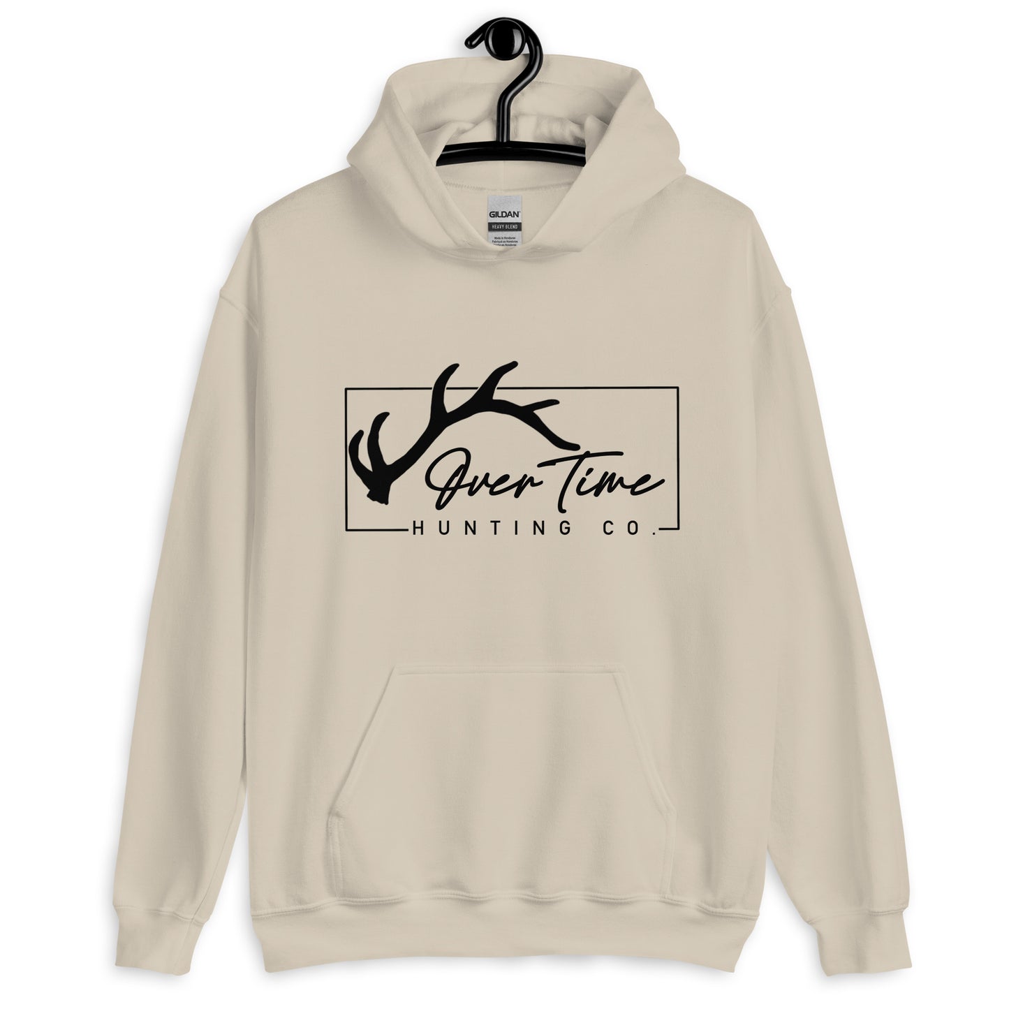 OverTime Hunting Co. Off-White Box Logo Hoodie